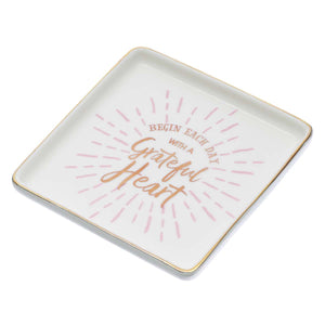 Start Each Day with a Grateful Heart Trinket Dish