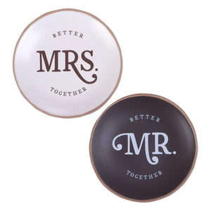 Better Together - Mr. and Mrs. Ring Dishes