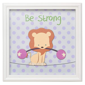 Be Strong Lion, Children's Wall Art