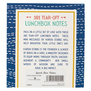 Inspirational Lunch Box Notes by Karen Stubbs Back
