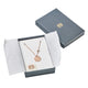 Grace Cross Disc Necklace in Gift Box