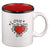Love Coffee Mug - White with Red