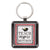 Teach, Inspire, Motivate Metal Keyring