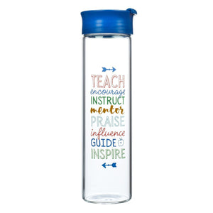 A Great Teacher Glass Water Bottle