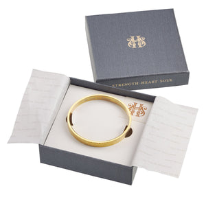 Be Still And Know Bangle Bracelet in Gift Box