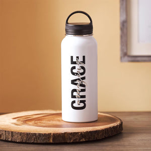 Amazing Grace Wide Mouth Stainless Steel Water Bottle - Lifestyle