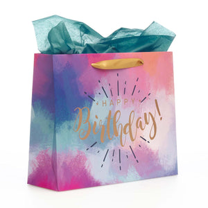 Happy Birthday Gift Bag Set Angle
