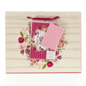 Enjoy the Little Things Gift Bag Set with Card and Tissue