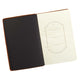 Leather Journal Amor Vincit Omnia Love Conquers All opened to from page
