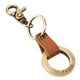 Faith Leather Keychain Angle