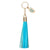 Hope Leather Tassel Keychain 