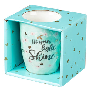 Let Your Light Shine Inspirational Mug in Gift Box