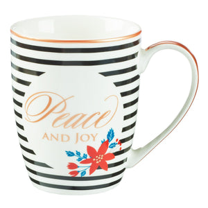 Peace and Joy Christmas Mug