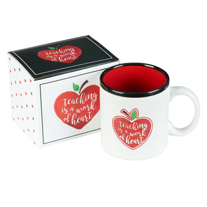 Teaching is a Work of Heart Coffee Mug with Gift Box