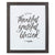 Thankful Grateful Blessed Framed Wall Art