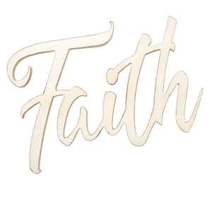 Faith - Laser Cutout Wall Art