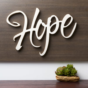 Hope - Laser Cutout Wall Art