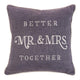 Better Together - Mr. and Mrs. Pillow - Square