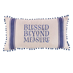 Blessed Beyond Measure Pillow - Oblong