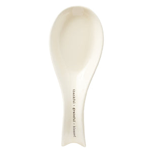 Thankful Grateful Blessed Spoon Rest