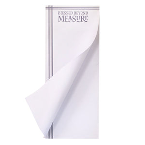 Blessed Beyond Measure Wooden Spoon and Notebook Set Pages