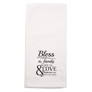 Bless the Food Before Us Tea Towel