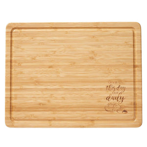 Cutting Board Bamboo Give us this Day